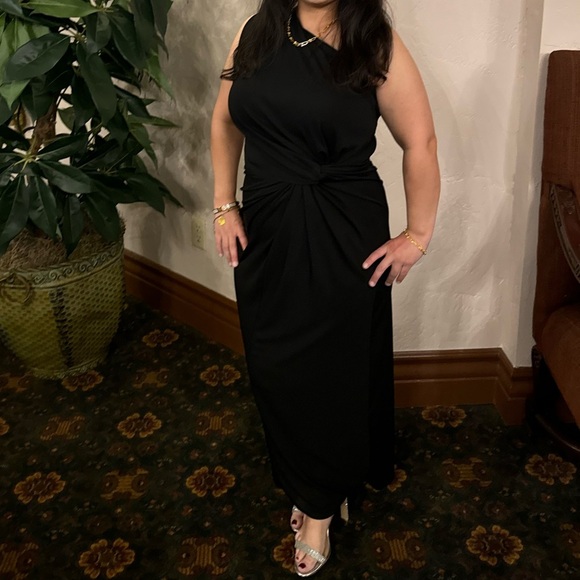 ZARA Draped Asymmetric Dress ZW Collection - Picture 3 of 3